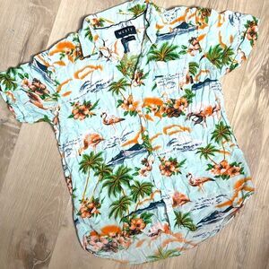 Westy Tropical Print Shirt Youth XL